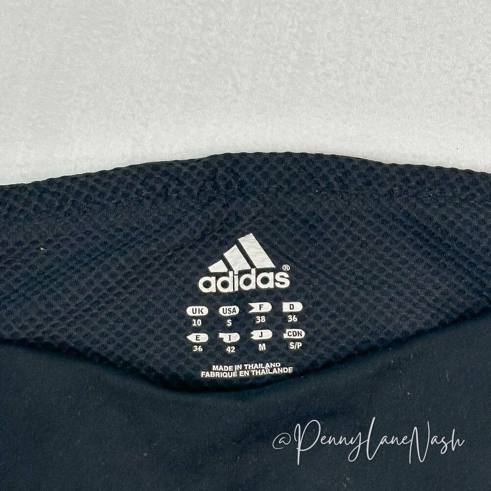 Adidas Climalite Cropped Legging in Black Size Small - Picture 4 of 6